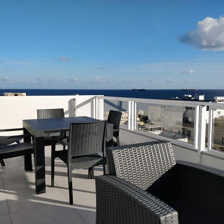 Sea View Penthouse With Large Terrace Irom1-1 Apartment Marsaskala Luaran gambar